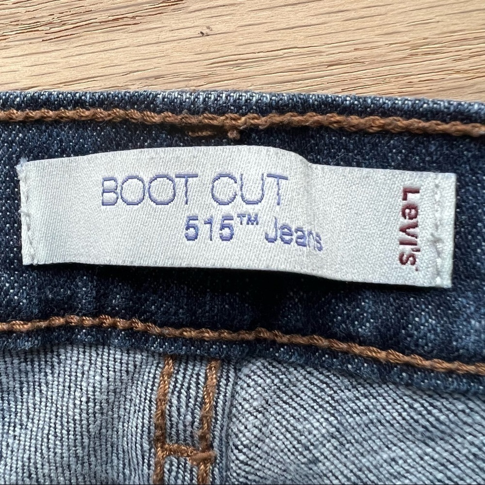 Levi's 515 Boot Cut Denim Jeans - Size 14 - Picture 6 of 9
